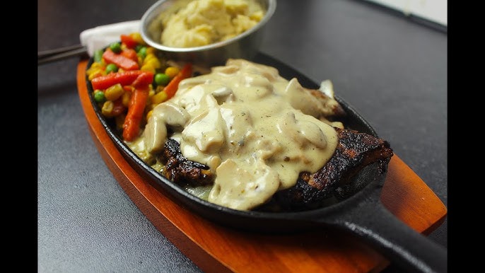 Mushrooms Melt Steak Image